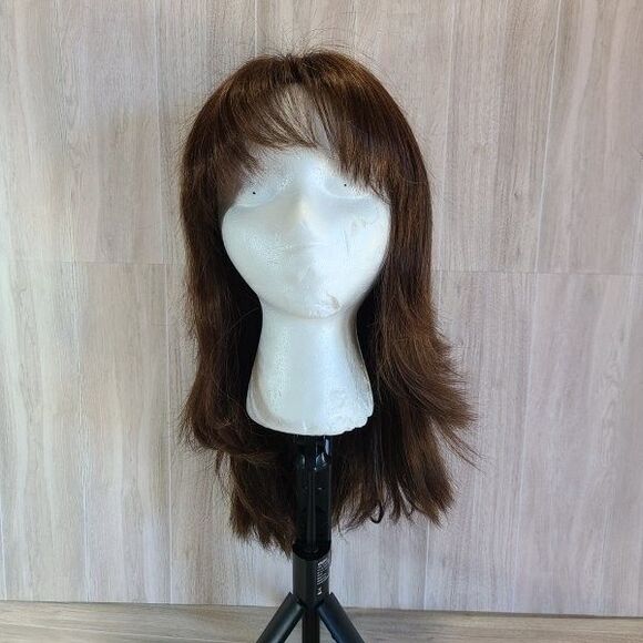 Alan Eaton Collection Wig Natural Style Color 23 Brown Synthetic Hairpiece NWT - Picture 4 of 10